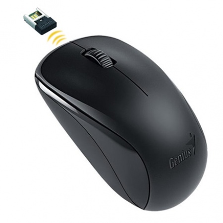 MOUSE GENIUX INALAMBRICO NX-7000 COLOR NEGRO