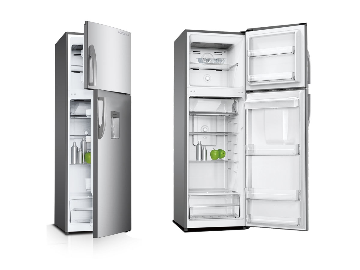 HELADERA CON FREEZER Y DISPENSADOR XION XI-HNF27DX