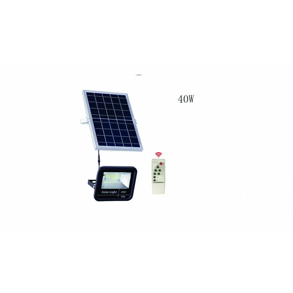 Foco reflector LUZ LED SOLAR 40W C-PANEL LEDSTAR CODXF40W