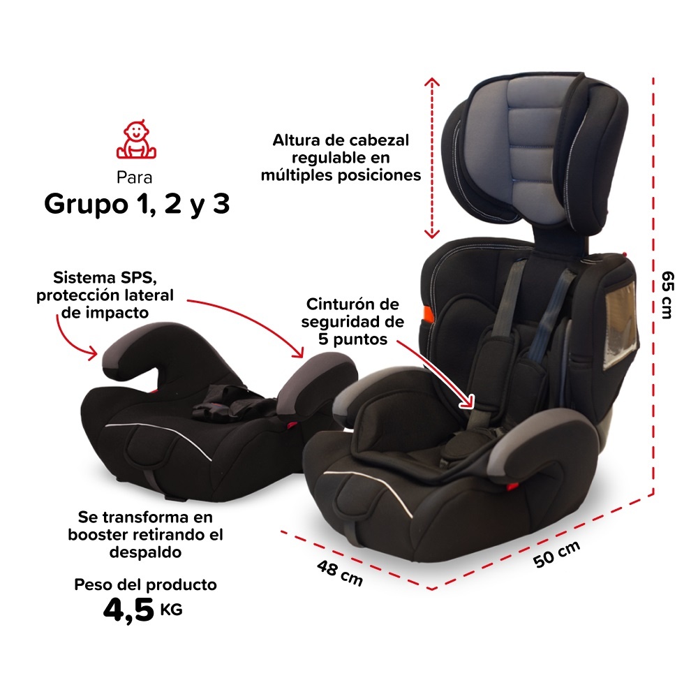 BUTACA BOOSTER TINOK