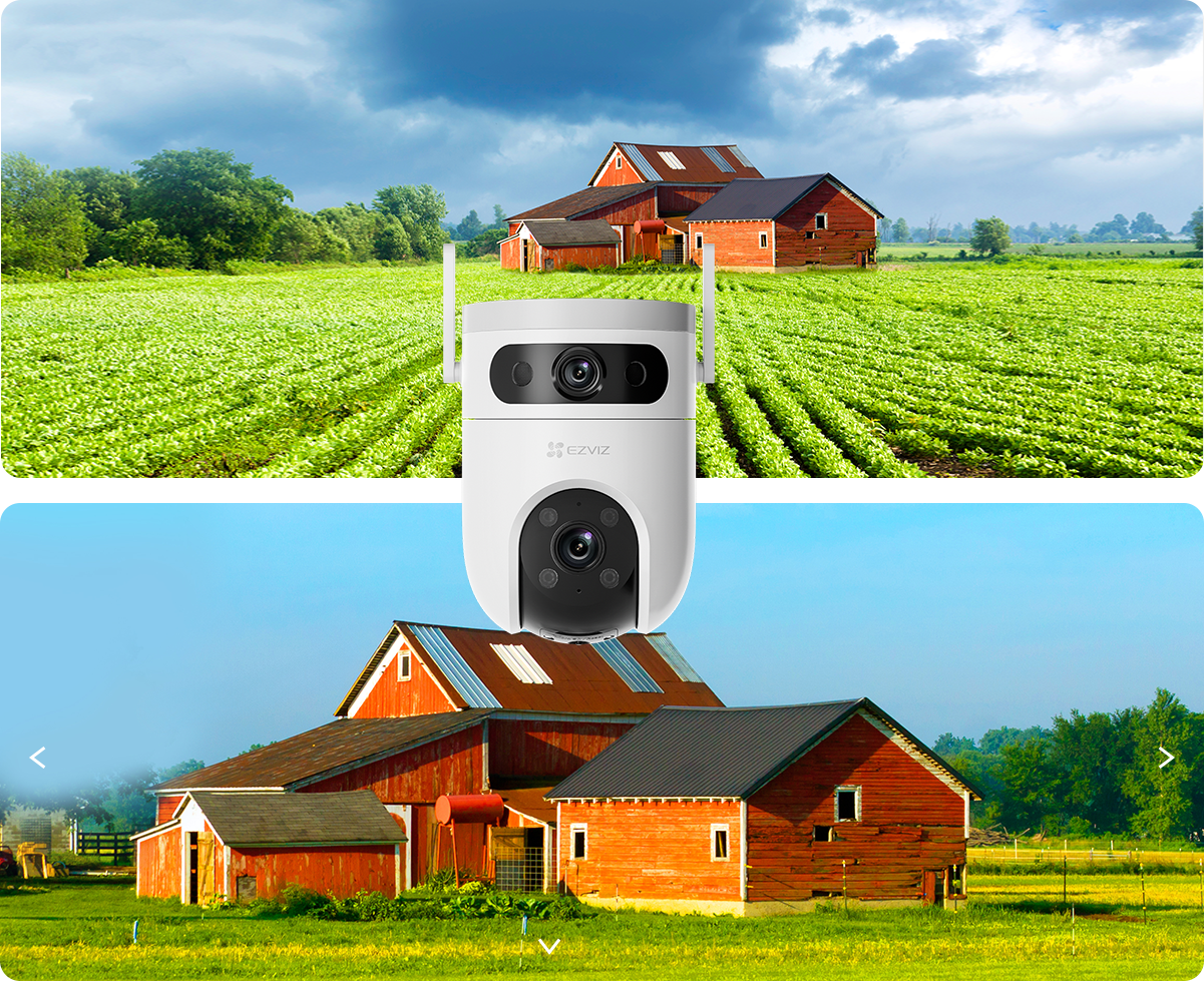 Camara Wifi Ezviz H9c Dual 2K con movimiento Nueva. Vision nocturna por infrarrojo.