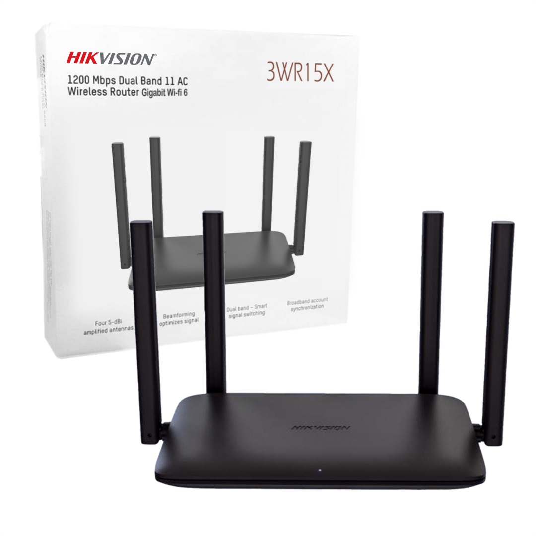 ROUTER HIKVISION WIFI-6 GIGABIT 1500M DUAL BAND