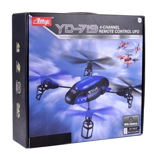Drone cuadcoptero Attop 39cm sin camara Modelo YD-719 LEDSTAR
