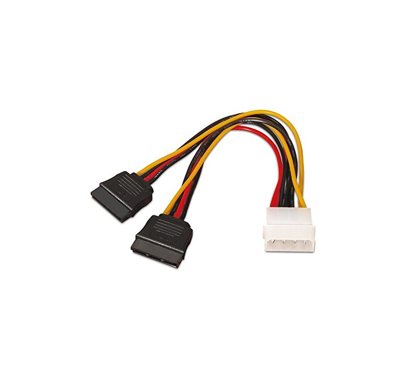 CABLE DE ALIMENTACION SATA DOBLE