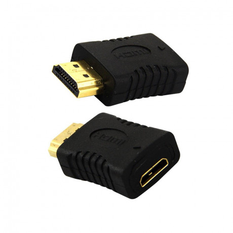 ADAPTADOR MINI HDMI HEMBRA A HDMI MACHO