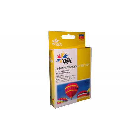 CARTUCHO COMPATIBLE YELLOW LC980 BROTHER DCP-165 / MFC-290   WOX