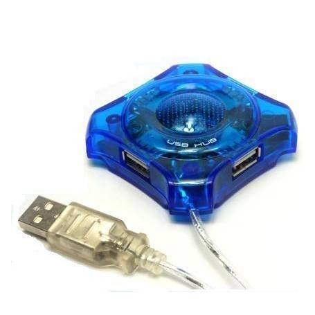 HUB USB 2,0 4 PORT TIPO ESTRELLA