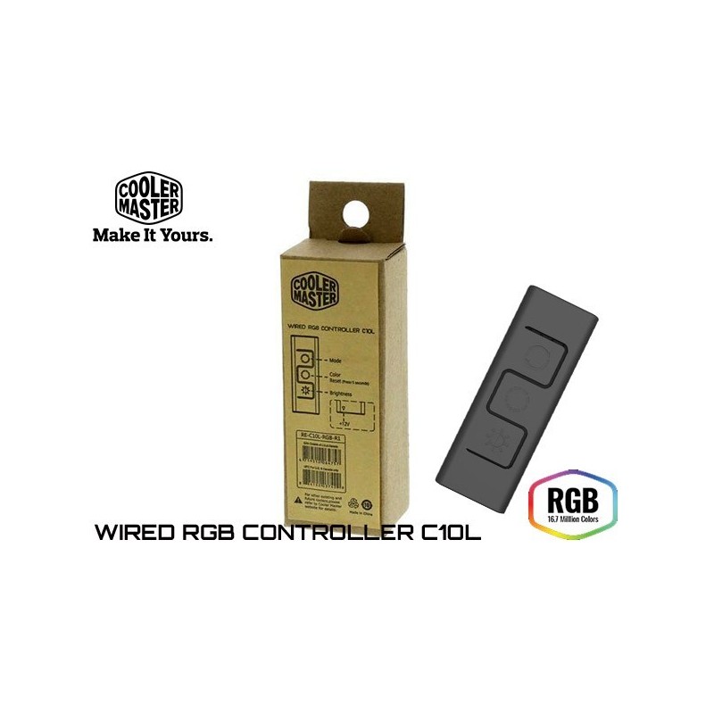 CONTROLADOR  COOLER MASTER LED RGB  C10L