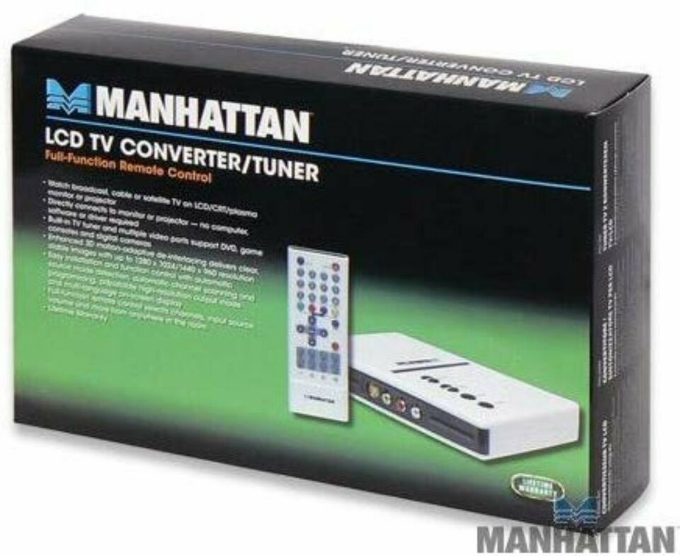LCD TV CONVERTER TUNER MANHATTAN