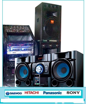 SERVICIO TECNICO AUDIO EQUIPOS PARLANTES