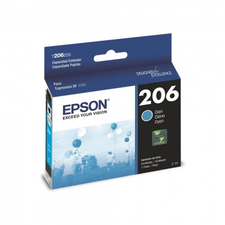 CARTUCHO ORIGINAL EPSON T206220 CYAN