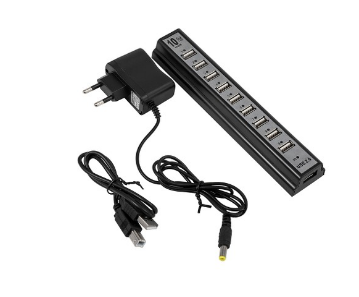 HUB USB 2,0 10 PUERTOS C-ADAPTADOR ZAPATILLA