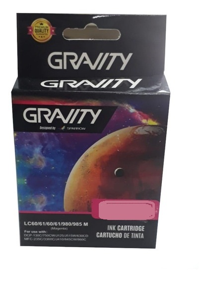 CARTUCHO GRAVITY BROTHER MCP-J165C B11/16 /38/61/6567/980  CYAN