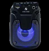 Parlante portátil bluetooth LEDSTAR MODELO KTS-1210