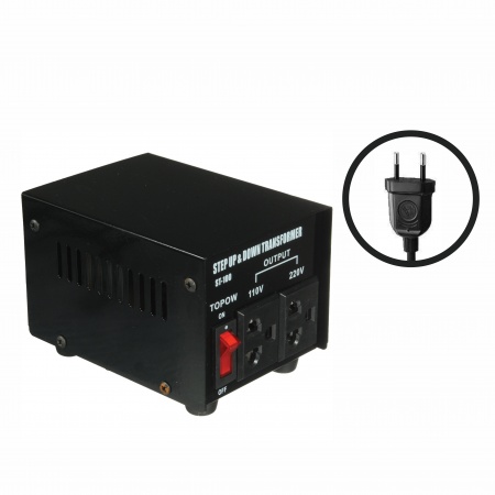 Transformador adaptador 110/220 100watts doble salida Goldsurce