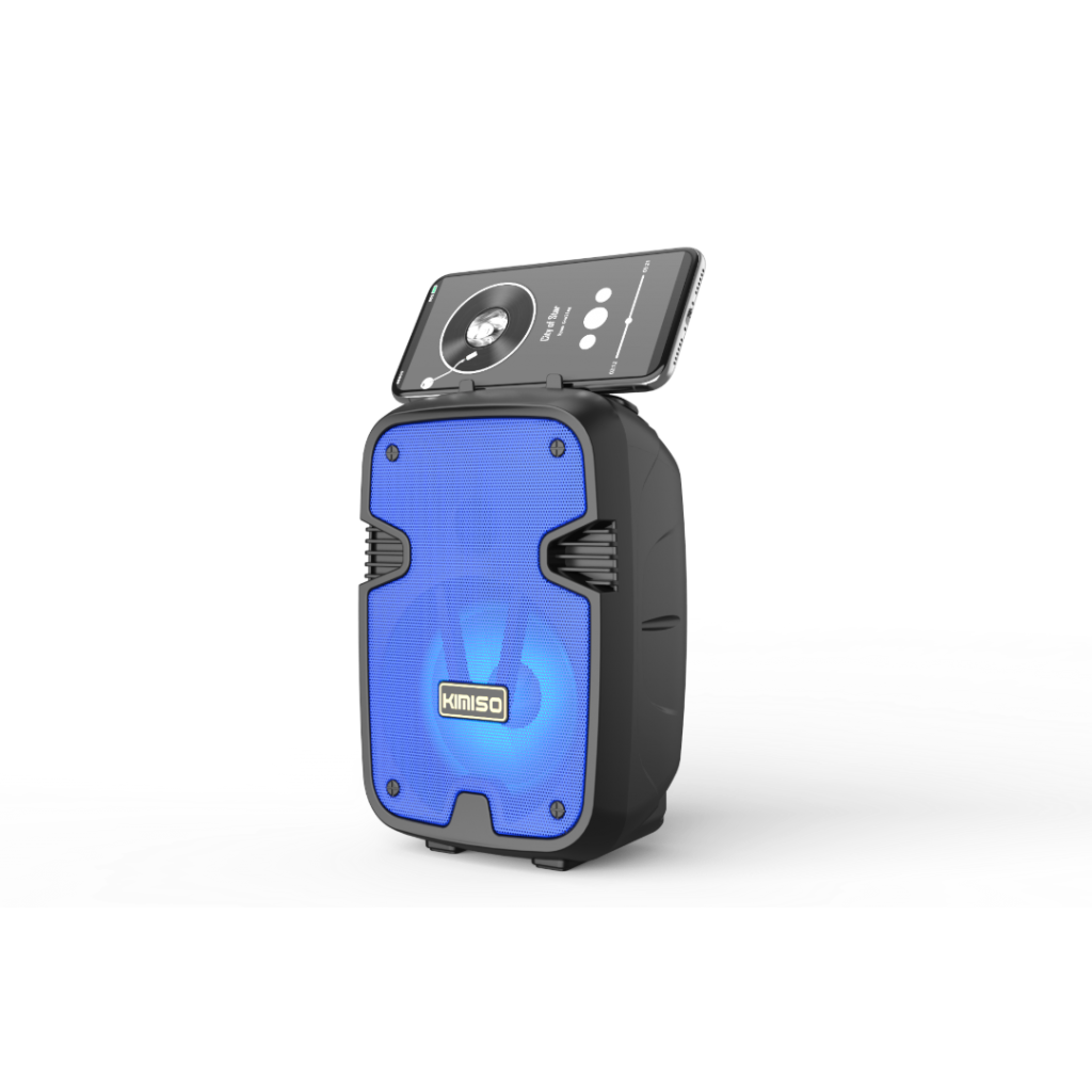 Parlante portátil bluetooth 4" LEDSTAR MODELO KMS-1001
