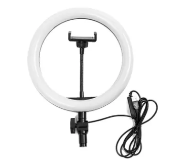 Aro Luz Led para Fotos de Celular Di metro 26cm sin Tripode COD SKU2509