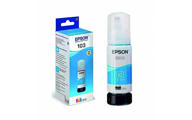Botella Tinta Epson 103 EcoTank cyan