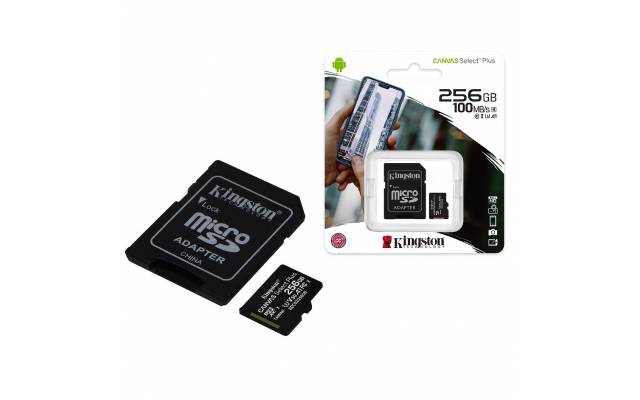 MEMORIA KINGSTON MICRO SD  256GB (CLASE 10)