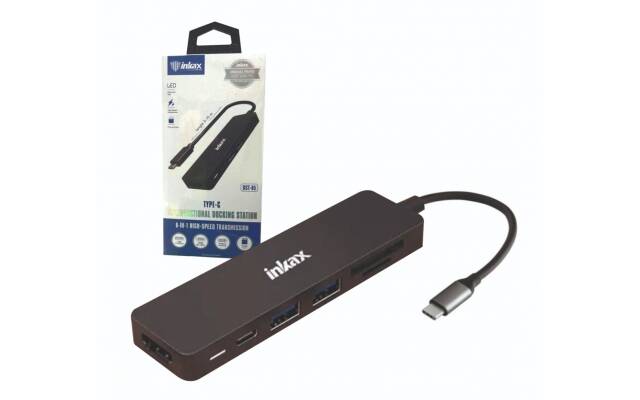 HUB USB INKAX TIPO C MODELO DST05.
