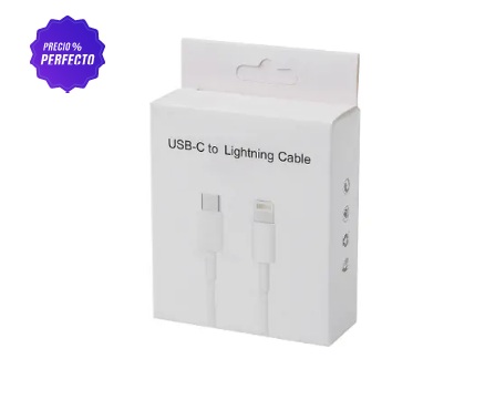 Cable iPhone - Tipo C 1 m Cargador iPhone 11  SKU 3518