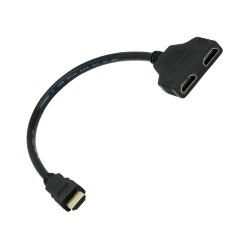 CABLE SPLIT HDMI 1 MACHO 2 HDMI HEMBRAS SPLITTER T01145