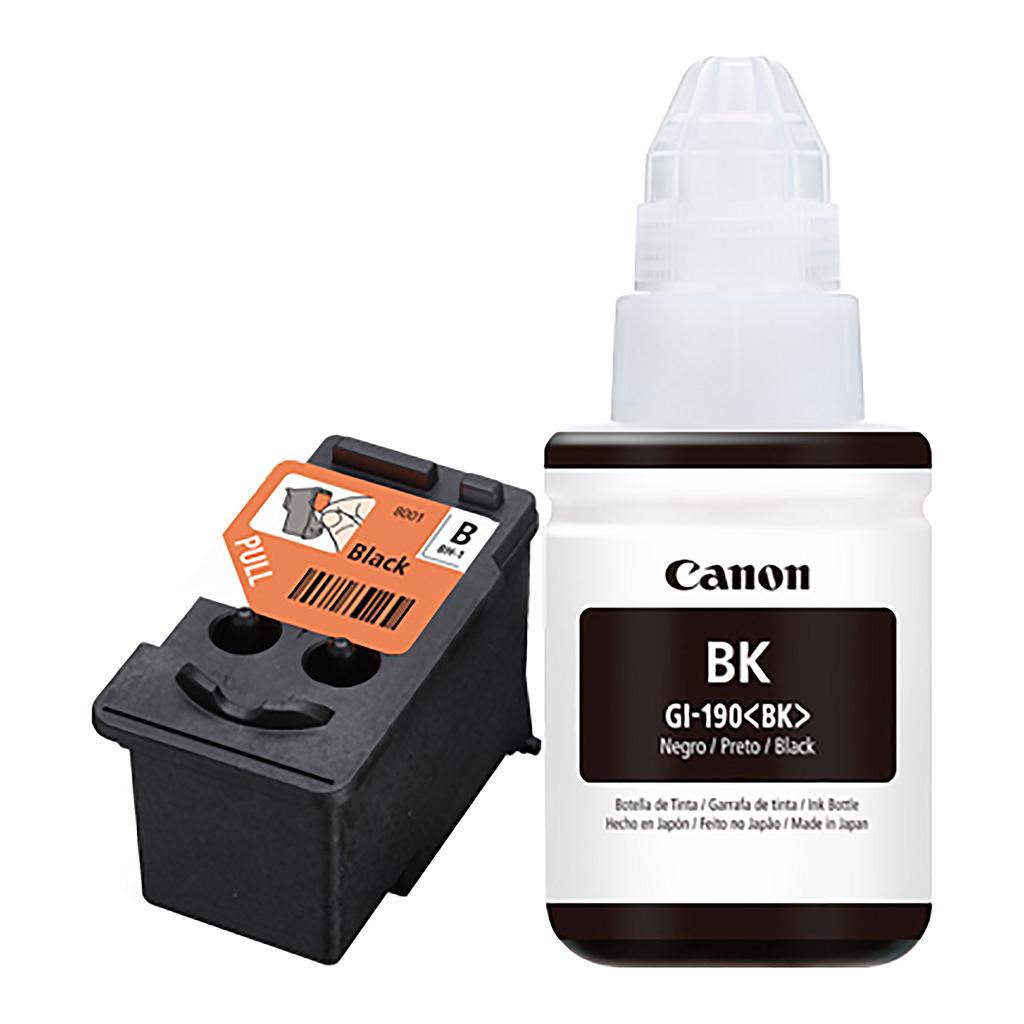 CANON - CABEZAL + TINTA BH-1 + GI-190 NEGRO