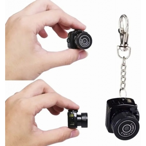 MINI CAMARA ESPIA DV FILMA GRABA AUDIO Y VIDEO EN MICRO-SD CALIDAD VGA Y2000 T04353