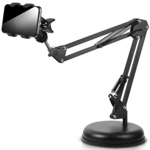 SOPORTE BRAZO FLEXIBLE PINZA TABLET O CELULAR PARA ESCRITORIO MESA T00332