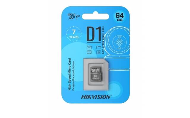 Memoria Micro SD Hikvision 64GB video vigilancia