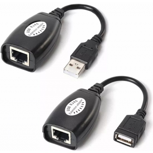 EXTENSION USB VIA ETHERNET RJ45 LLEVA DATOS USB COD T01288
