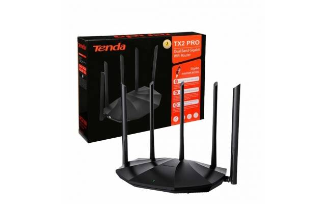 Router Wifi Tenda TX2 PRO Dual Band Gigabit Nuevo. Modelo TX2 AX3200.