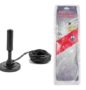  Antena interior ISDBT para TV Digital 3 Metros Cable  SKU8257