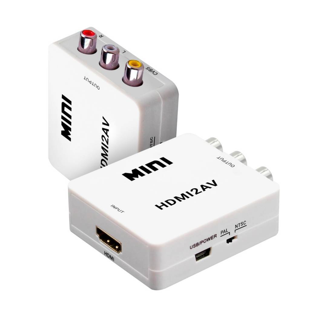ADAPTADOR CONVERSOR   HDMI A RCA TREQA CAJA HDV-553 LEDSTAR