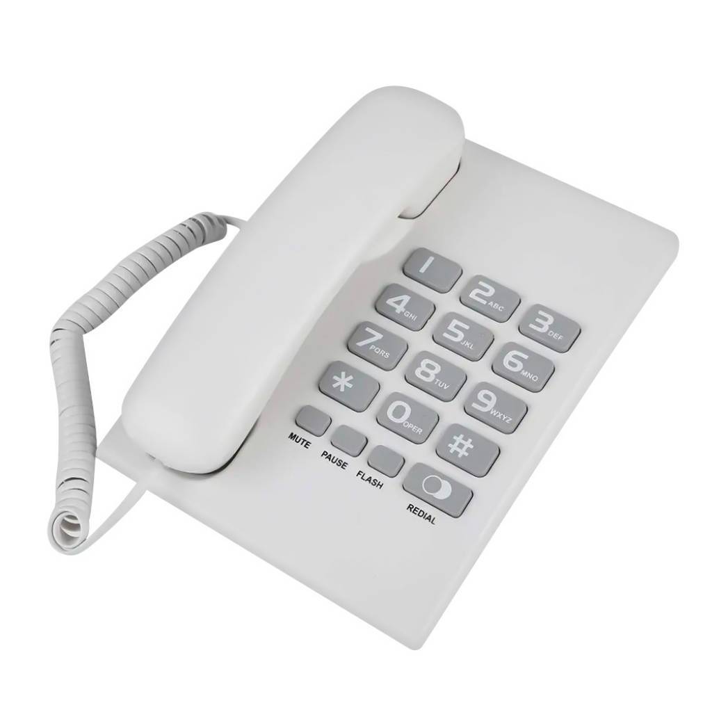 TELEFONO LEBOSS DE MESA FIJO LEDSTAR MODELO KX-TS300