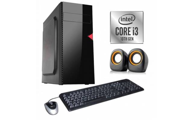 Equipo nuevo Core i3 10100, 8GB Nuevo. Incluye teclado, mouse y parlantes.2025