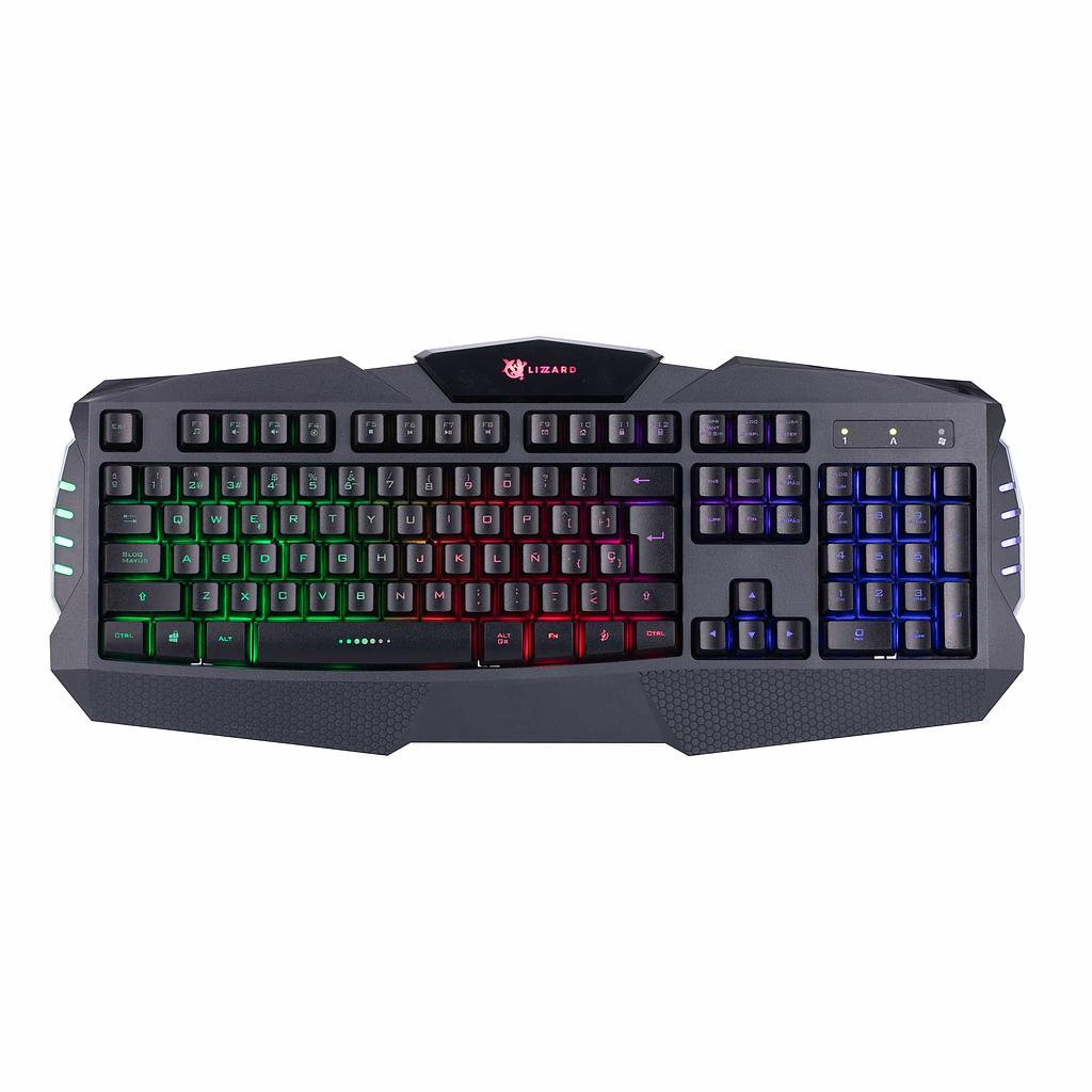 TECLADO GAMER RGB X-LIZZARD COD XZZ-TE-02