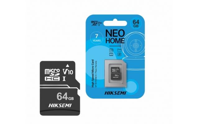 MEMORIA MICRO SD VIGILANCIA HIKSEMI 64GB SIN ADAPTADOR