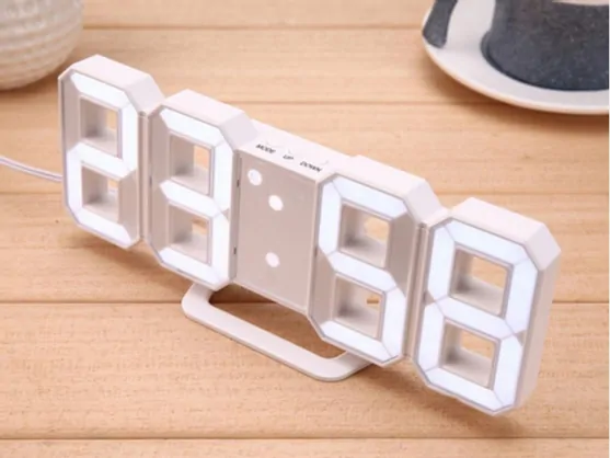 RELOJ ALARMA DIGITAL NUMEROS LUZ LED MODERNOS USB