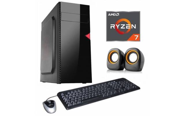 Equipo Nuevo AMD Ryzen 7 5700G, 8GB, sin disco 2024