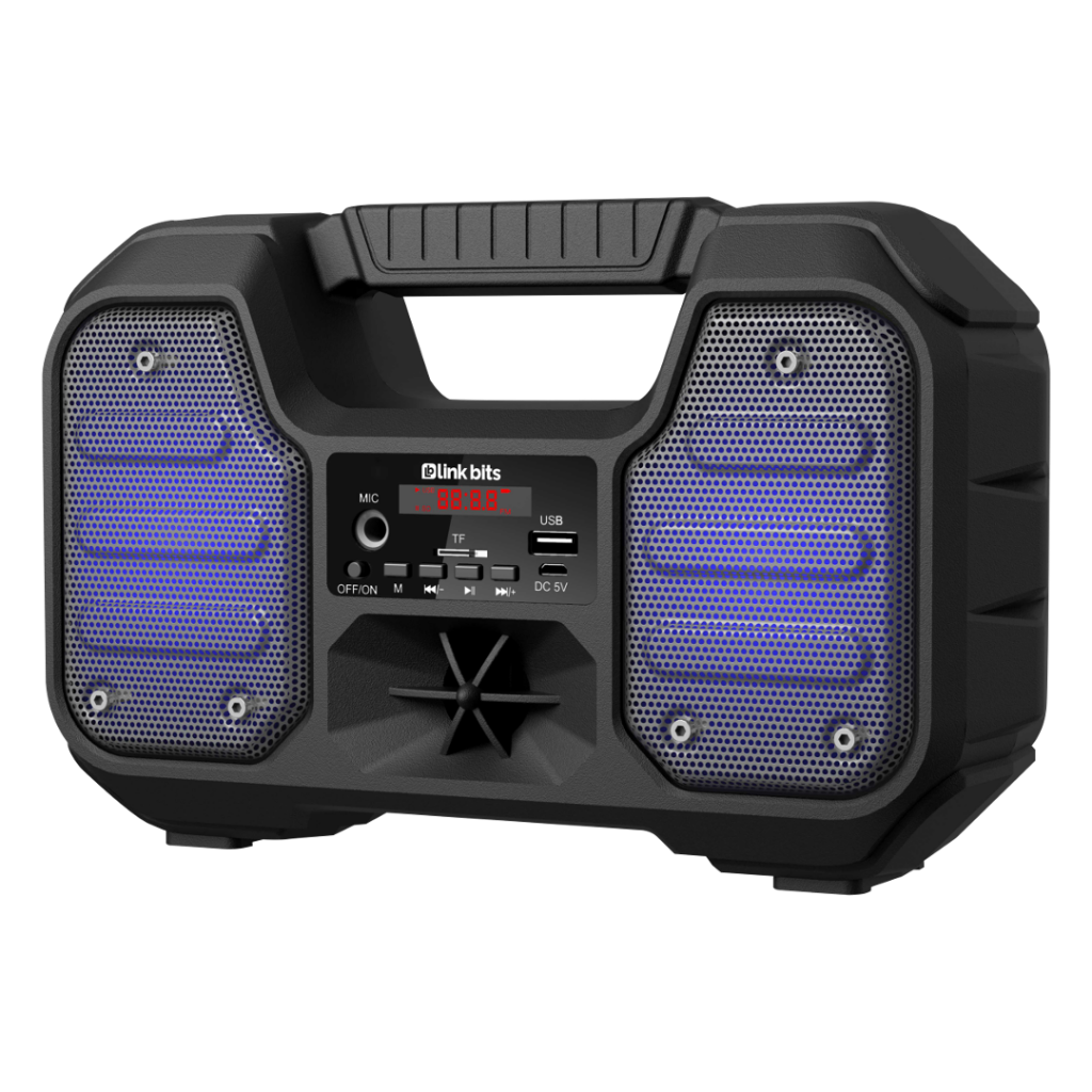 PARLANTE LINKBITS 2 x 3'' CON BLUETOOTH Y LUZ LED COD RADIO-33