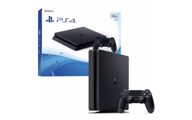 Consola Playstation 4 500GB Slim negra Nueva. PS4 Versión slim.