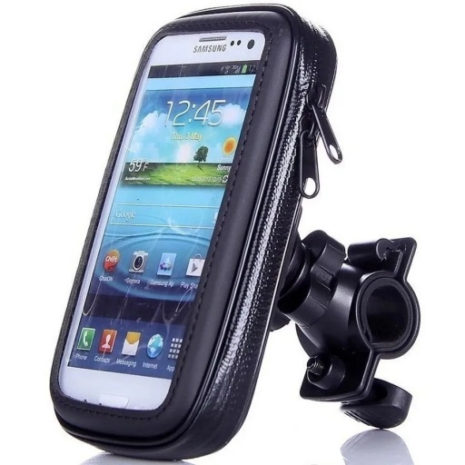 SOPORTE 7" PARA CELULAR MOTO BICI IMPERMEABLE RESISTE AGUA T02053 