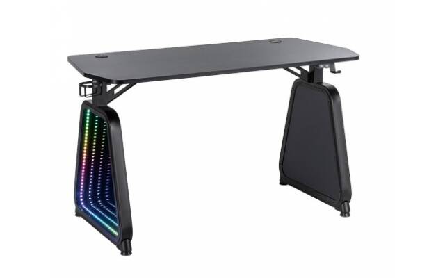 ESCRITORIO GAMER RGB CON ESPEJOS-Brateck