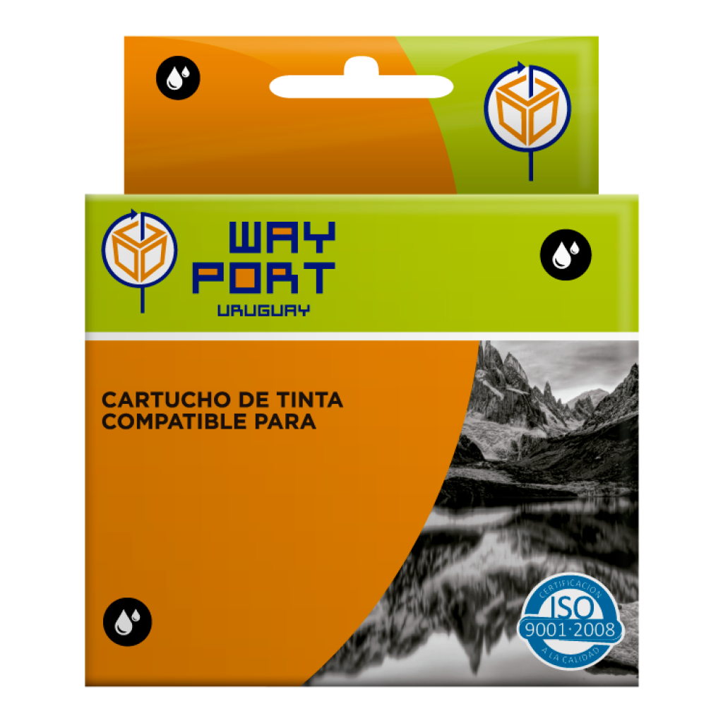 CARTUCHO  WAYPORT EPSON BLACK T1951/T1961 XP-201, XP 204, XP-211, XP401 15 ML