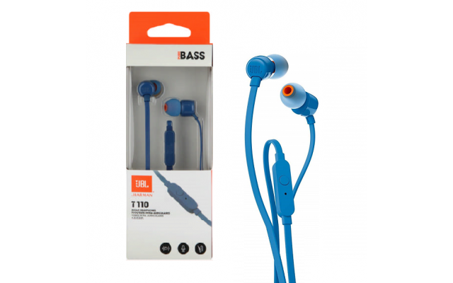 AURICULAR JBL T110 AZUL