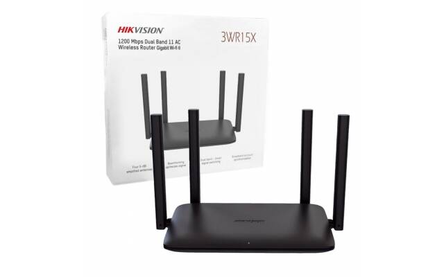 ROUTER HIKVISION WIFI-6 GIGABIT 1500M DUAL BAND