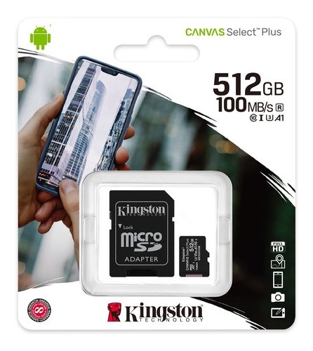 MEMORIA KINGSTON MICRO SD 512GB (CLASE 10)