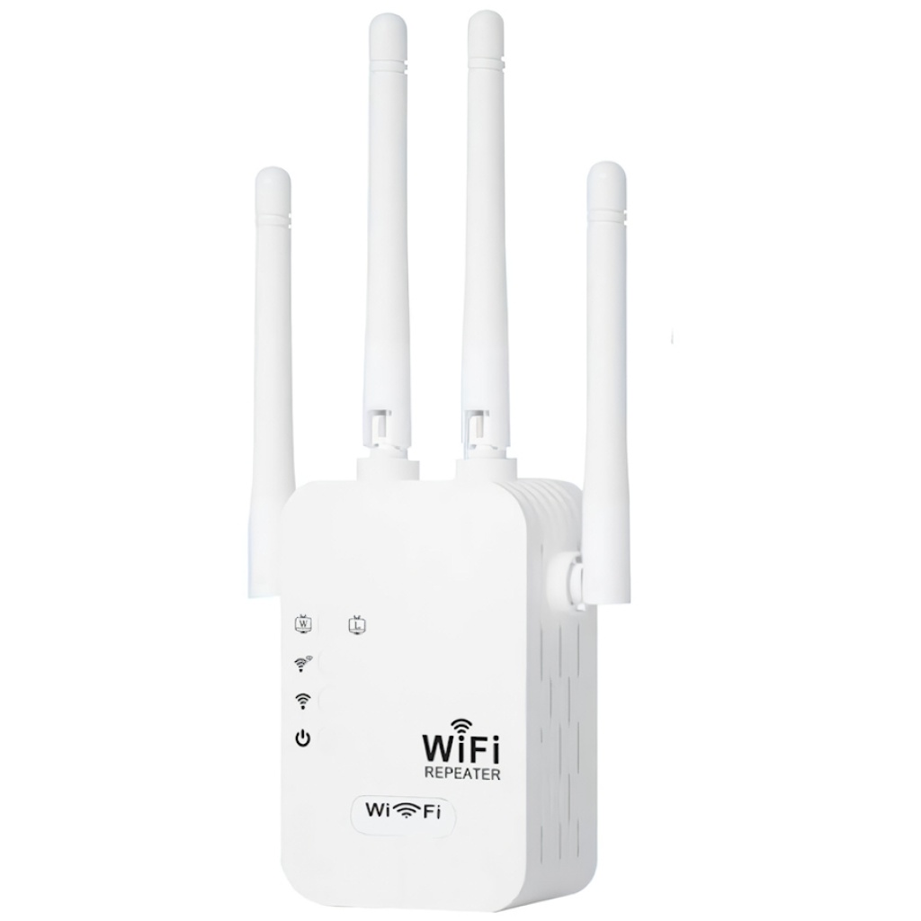 REPETIDOR O EXTENSOR WIFI 4 ANTENAS WI-FI 2.4GHZ Y PUERTOS ETHERNET WAN LAN  WR9533