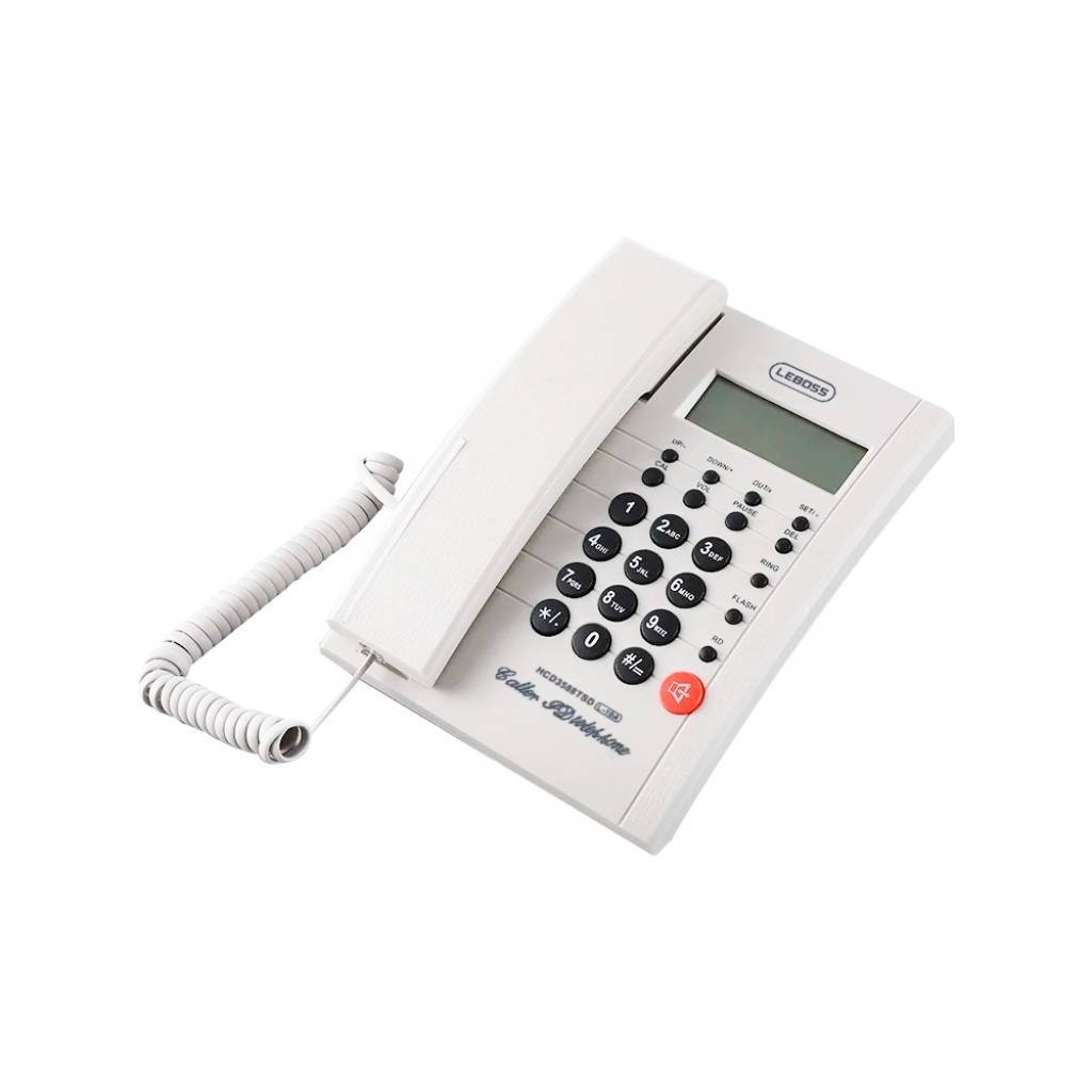 TELEFONO FIJO LEBOSS CON CAPTOR DE LLAMADAS  L-10A